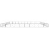 Dog Kennel Black 1076.4 ftÂ² Steel