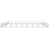 Dog Kennel Black 775 ftÂ² Steel