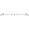 Dog Kennel Black 538.2 ftÂ² Steel