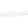 Dog Kennel Silver 322.9 ftÂ² Steel