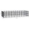 Outdoor Dog Kennel Steel 396.8 ftÂ²